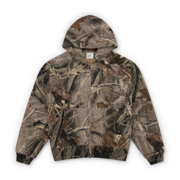 GARMS AFFILIATED SIGNATURE ZIP-UP HOODIE - CAMO